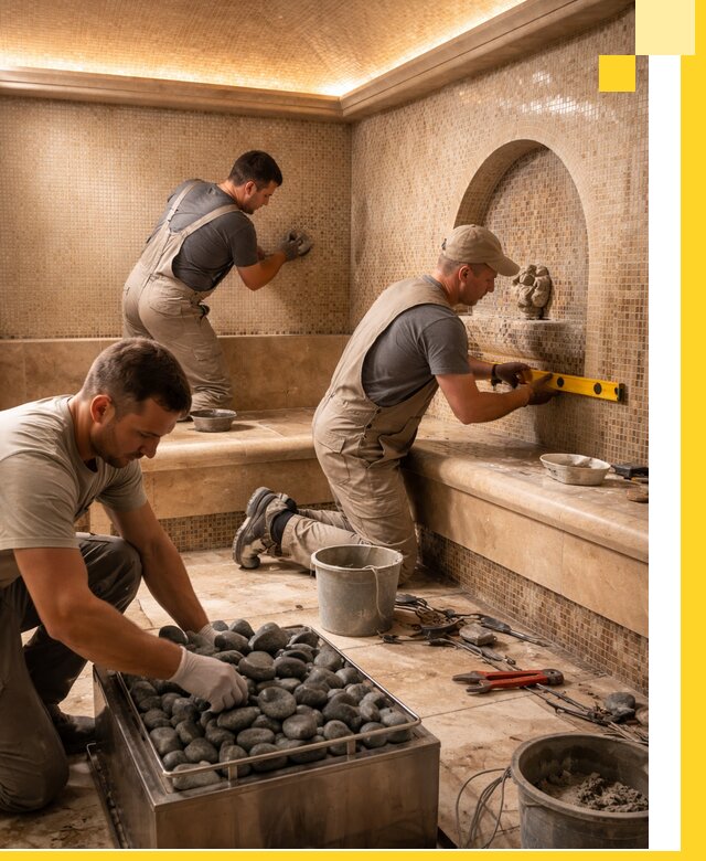 Проектирование и строительство хамама и сауны в Кисловодске