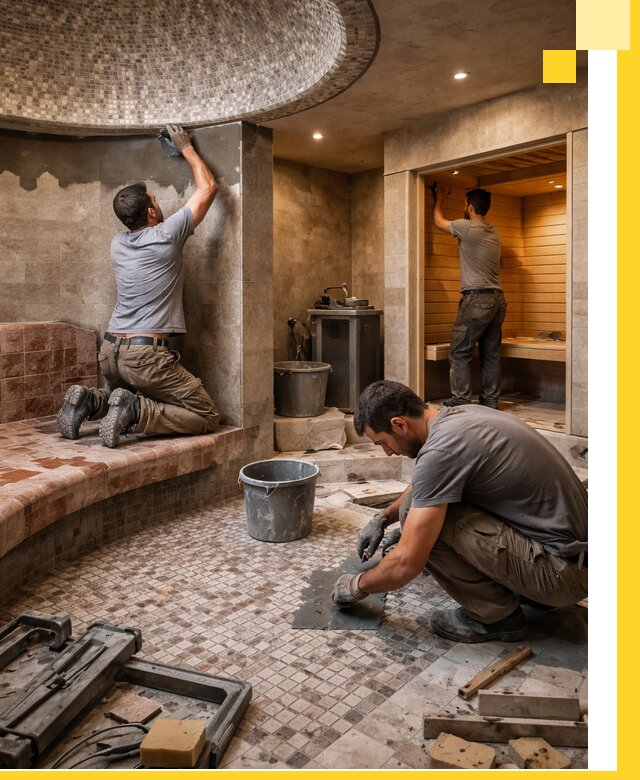 Проект и строительство хамама бани и сауны под ключ в Кисловодске