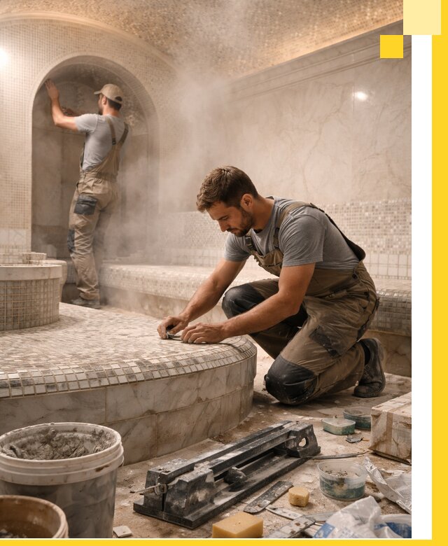 Профессиональный дизайн хамама и SPA под ключ в Кисловодске