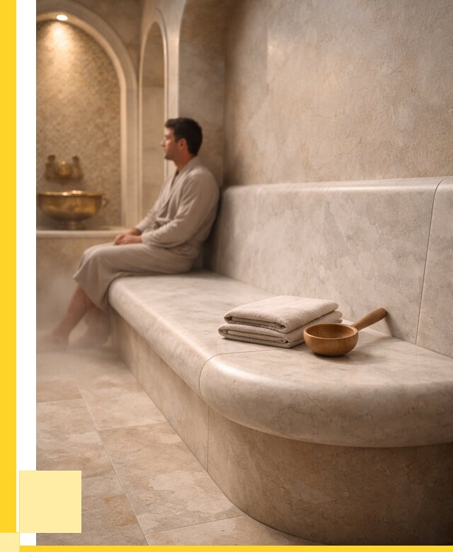 Сиденья для хамама в Кисловодске под ключ от 12833 р. | ЭриданКсл