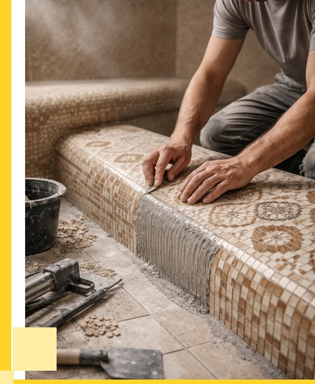 Плитка для хамама под ключ в Кисловодске от 3743 р. | ЭриданКсл