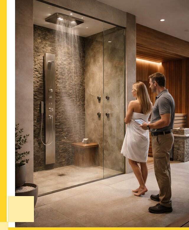 Купить душ впечатлений для дома в Кисловодске от 90899 р. | ЭриданКсл