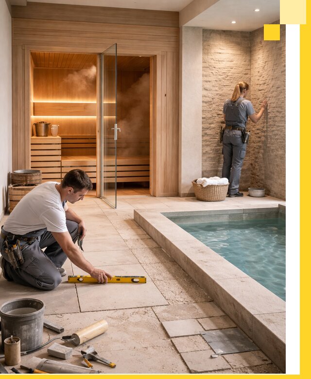 Комплексный дизайн и отделка интерьеров SPA под ключ в Кисловодске